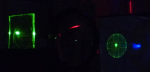 A green perovskite laser