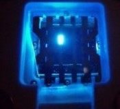<a href="https://polyopto.wp.st-andrews.ac.uk/research-areas/organic-light-emitting-diodes/">Organic Light-Emitting Diodes </a>  <br/>A TAFD blue organic light emitting device